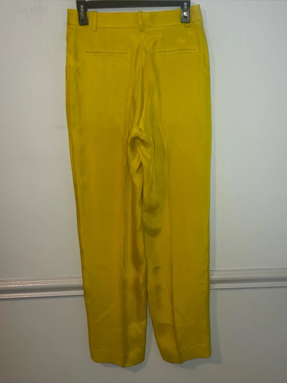 J. Crew Mustard Yellow Tapered Trouser Pants Size 2